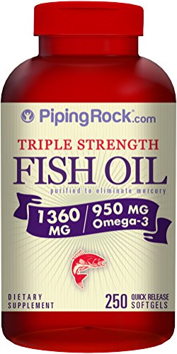 0840994102829 - TRIPLE STRENGTH OMEGA-3 FISH OIL 1360 MG 250 SOFTGELS (950 MG ACTIVE OMEGA-3)