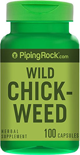 0840994124067 - PIPING ROCK WILD CHICKWEED 1000 MG 100 CAPSULES HERBAL SUPPLEMENT
