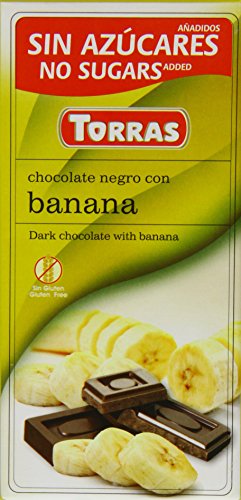 8410342006011 - TORRAS NO ADDED SUGAR DARK BANANA CHOCOLATE BAR 75 PACK OF 5