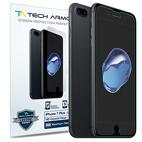 0841077104709 - TECH ARMOR APPLE IPHONE 7 PLUS (5.5-INCH) HD CLEAR FILM SCREEN PROTECTOR FOR APPLE IPHONE 7 PLUS