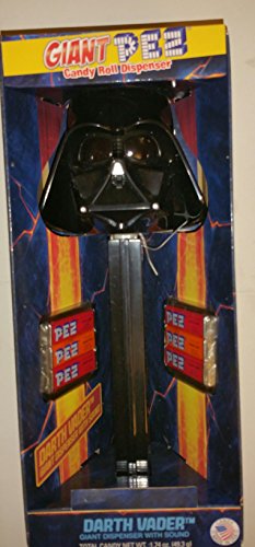 0841110126736 - STAR WARS DARTH VADER GIANT PEZ DISPENSER WITH SOUND AND 6 ROLLS OF CANDY