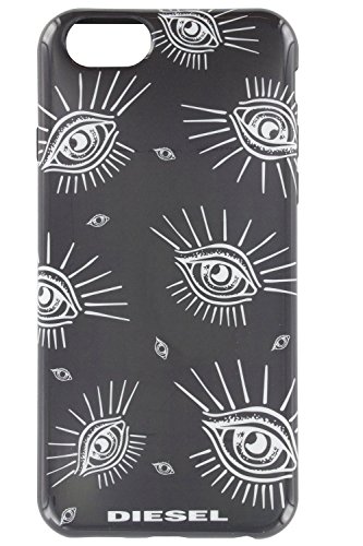 0841152100527 - DIESEL THERMOPLASTIC POLYURETHANE PLUTON SNAP CASE ALLOVER EYES FOR IPHONE5/5S
