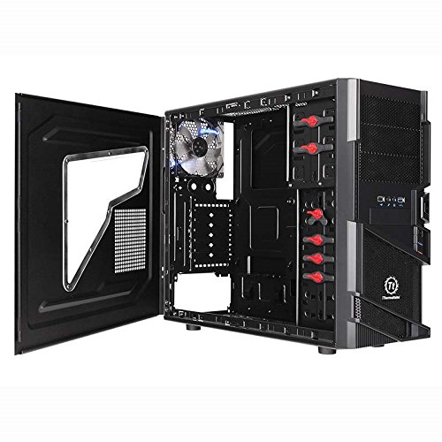 0841163041833 - THERMALTAKE COMMANDER MS-I MID TOWER ATX GAMING COMPUTER CASE VN400A1W2N BLACK
