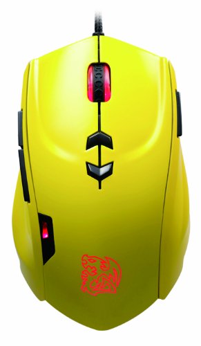 0841163049488 - TT ESPORTS THERON WIRED LASER PROFESSIONAL GAMING MOUSE, YELLOW (MO-TRN006DTN)