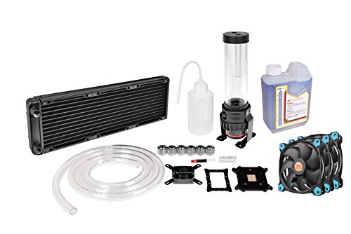 0841163063262 - THERMALTAKE PACIFIC DIY LCS R360 D5 RES/PUMP RIING BLUE LED EDITION WATER COOLING KIT CL-W115-CA12BU-A