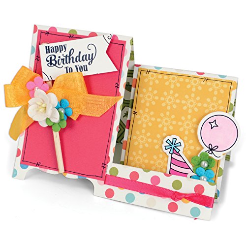 0841182092069 - SIZZIX FRAMELITS DIE SET WITH STAMPS HAPPY BIRTHDAY TO YOU BY LORI WHITLOCK (4 PACK)