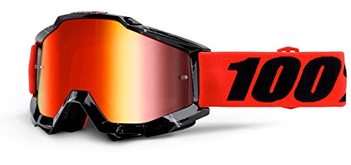 0841269102087 - 100 ACCURI YOUTH GOGGLE, INFERNO WITH MIRROR RED LENS