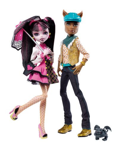 8414259001503 - MONSTER HIGH DRACULAURA AND CLAWD WOLF DOLL GIFTSET