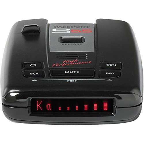 0841434115287 - ESCORT PASSPORT S55 HIGH PERFORMANCE PRO RADAR AND LASER DETECTOR WITH DSP (HIGH-INTENSITY RED DISPLAY)