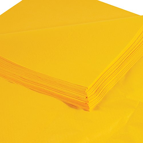 0841436054409 - GIFT GRADE TISSUE PAPER, 20 X 30 BUTTERCUP - (480 SHEETS/PACK)