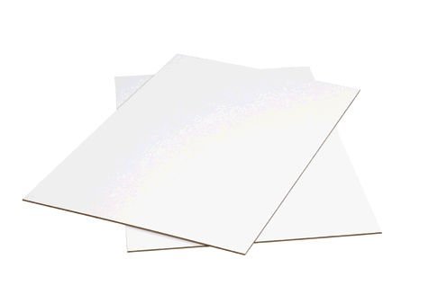 0841436086585 - PARTNERS BRAND WHITE CORRUGATED SHEETS 40IN. X 48IN.