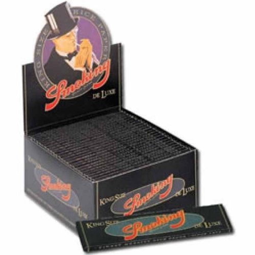 8414775011505 - SMOKING BRAND ROLLING PAPER - DE LUXE - KING SIZE (FULL BOX)
