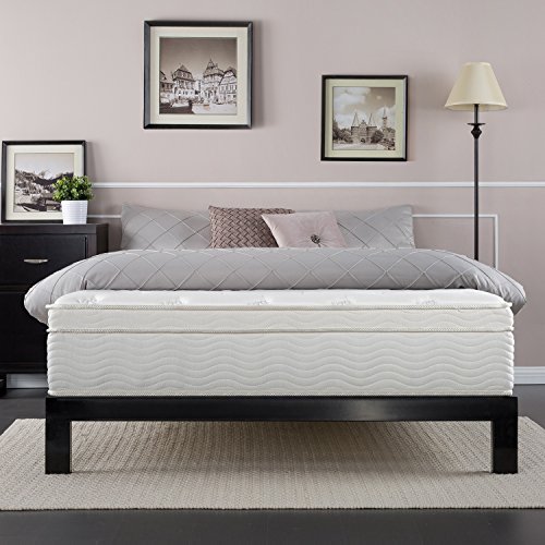 0841550046168 - NIGHT THERAPY SPRING 13 INCH DELUXE EURO BOX TOP SPRING MATTRESS, QUEEN