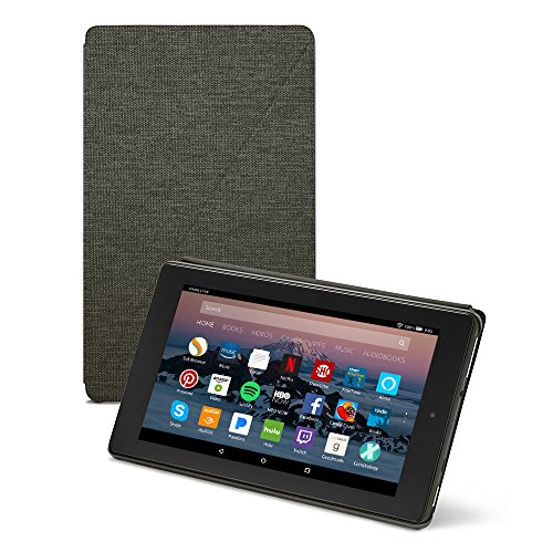 0841667168388 - ALL-NEW AMAZON FIRE HD 8 TABLET CASE (7TH GENERATION, 2017 RELEASE), CHARCOAL BLACK