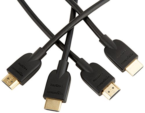0841710102147 - AMAZONBASICS HIGH-SPEED HDMI CABLE - 6 FEET (2-PACK) (LATEST STANDARD)