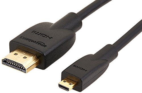 0841710102260 - AMAZONBASICS HIGH-SPEED MICRO-HDMI TO HDMI CABLE - 6 FEET (LATEST STANDARD)