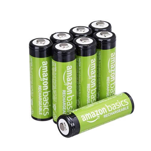0841710104776 - AMAZONBASICS AA RECHARGEABLE BATTERIES (8-PACK) PRE-CHARGED