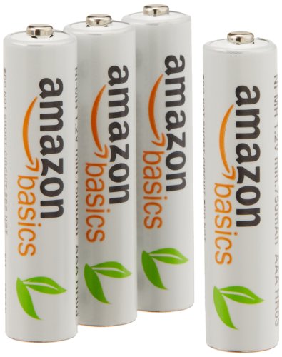 0841710104783 - AMAZONBASICS AAA RECHARGEABLE BATTERIES (4-PACK) PRE-CHARGED