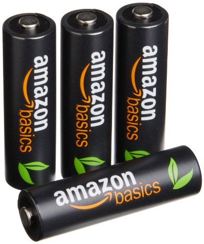 0841710105124 - AMAZONBASICS AA HIGH-CAPACITY RECHARGEABLE BATTERIES (4-PACK) PRE-CHARGED