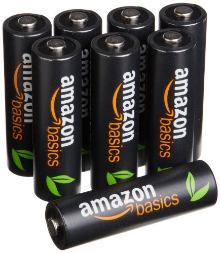 0841710105131 - AMAZONBASICS AA HIGH-CAPACITY RECHARGEABLE BATTERIES (8-PACK) PRE-CHARGED