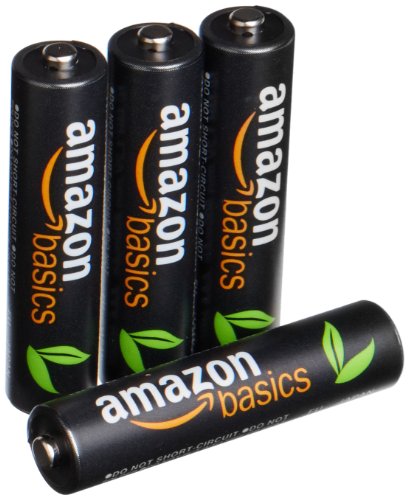 0841710105148 - AMAZONBASICS AAA HIGH-CAPACITY RECHARGEABLE BATTERIES (4-PACK) PRE-CHARGED