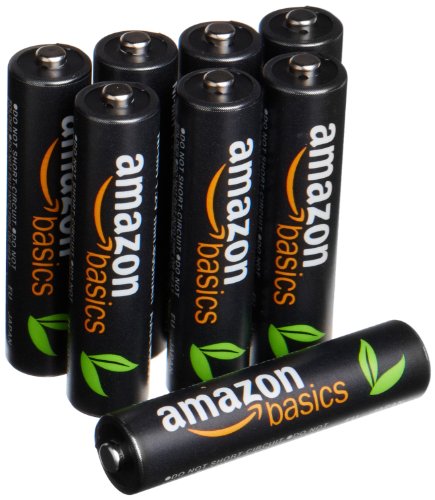 0841710105155 - AMAZONBASICS AAA HIGH-CAPACITY RECHARGEABLE BATTERIES (8-PACK) PRE-CHARGED