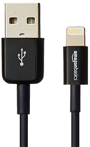 0841710106541 - AMAZONBASICS APPLE CERTIFIED LIGHTNING TO USB CABLE - 3 FEET (0.9 METERS) - BLACK