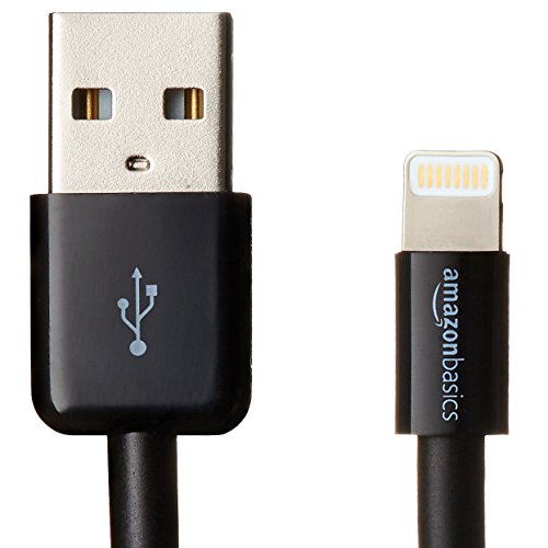 0841710106589 - AMAZONBASICS APPLE CERTIFIED LIGHTNING TO USB CABLE - 6 FEET (1.8 METERS) - BLACK