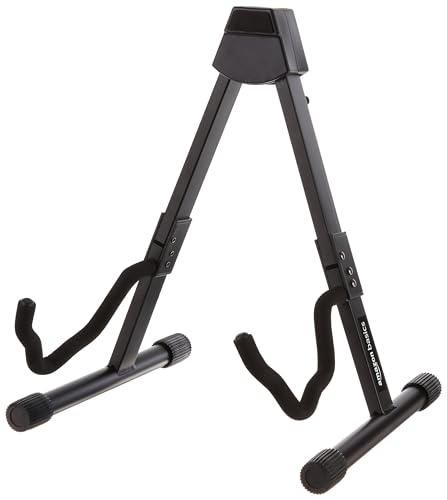0841710117219 - AMAZONBASICS GUITAR FOLDING A-FRAME STAND FOR ACOUSTIC AND ELECTRIC GUITARS