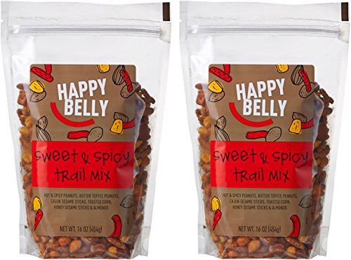 0841710126129 - HAPPY BELLY SWEET & SPICY TRAIL MIX, 16 OZ, PACK OF 2