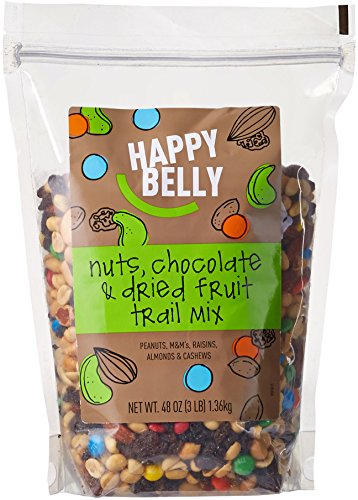 0841710126228 - HAPPY BELLY NUTS, CHOCOLATE & DRIED FRUIT TRAIL MIX, 48 OUNCE