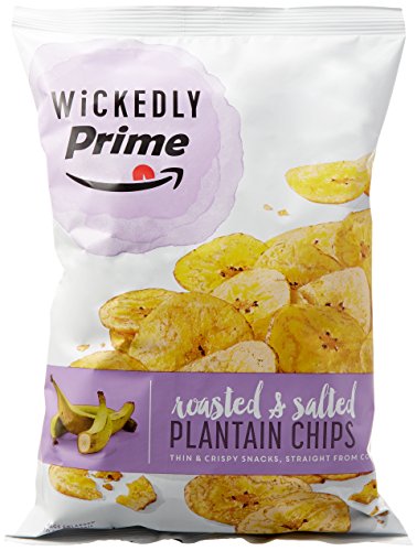 0841710134681 - WICKEDLY PRIME PLANTAIN CHIPS, ROASTED & SALTED, 12 OUNCE