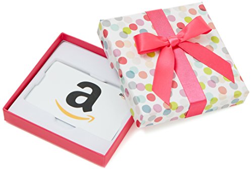 0841710151329 - AMAZON.COM GIFT CARD FOR ANY AMOUNT IN A DOT BOX (CLASSIC WHITE CARD DESIGN)
