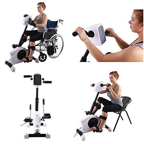 8419221138546 - KONLIKING ELECTRONIC PHYSICAL THERAPY AND REHAB BIKE BEST PEDAL EXERCISER TRAINING FOR HAND ARM FOOT LEG KNEE PASSIVE ASSIST MOTORIZED TRAINER FOR THE HANDICAP & DISABLED AND STROKE SURVIVOR 180W