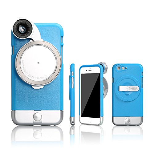 8419221245084 - CAMERA LENS CAMERA KIT WITH CASE AND 4-IN-1 LENS FOR IPHONE 6 PLUS - RETAIL PACKAGING (FOR IPHONE 6/6S SKY BLUE)