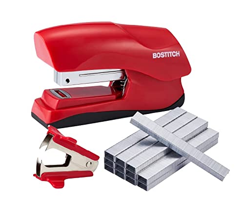 0842048035527 - BOSTITCH OFFICE HEAVY DUTY 40 SHEET STAPLER, SMALL STAPLER SIZE, FITS INTO THE PALM OF YOUR HAND, VALUE PACK, RED (B175-RED-VP)