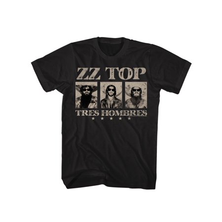 0842079136941 - ZZ TOP ROCK BAND MUSIC GROUP TRES HOMBRES ADULT AMERICAN CLASSICS T-SHIRT TEE