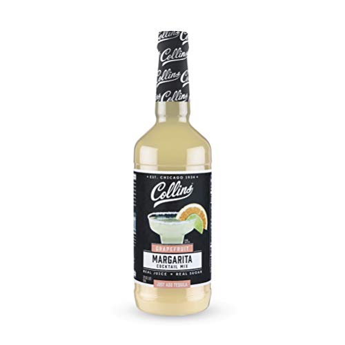 0842094194209 - COLLINS GRAPEFRUIT MARGARITA MIX, MADE WITH REAL GRAPEFRUIT, LIME, AND LEMON JUICE WITH NATURAL FLAVORS, COCKTAIL RECIPE INGREDIENT, 32 FL OZ