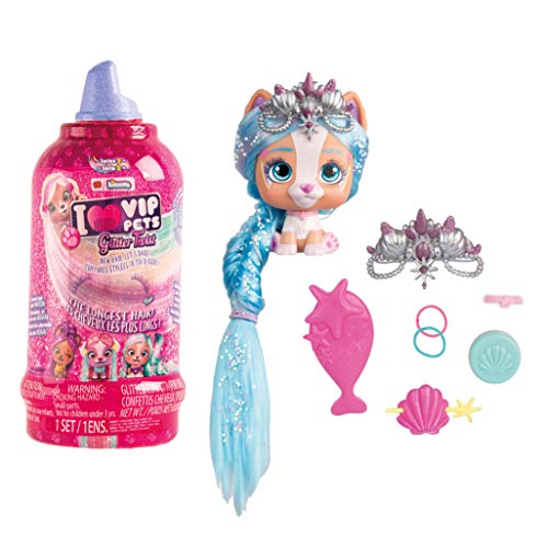 8421134712171 - IMC TOYS VIP PETS SURPRISE HAIR REVEAL - SERIES 2 GLITTER TWIST - STYLES MAY VARY