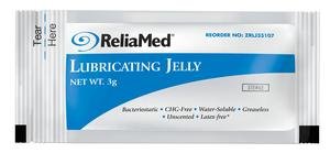 0842167033107 - 30 RELIAMED LUBRICATING JELLY 3G PACKETS IN BOX STERILE