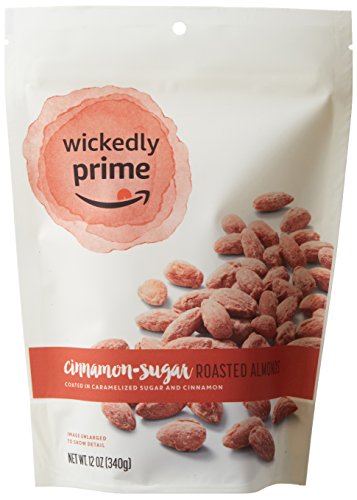 0842379101212 - WICKEDLY PRIME ROASTED ALMONDS, CINNAMON-SUGAR, 12 OUNCE