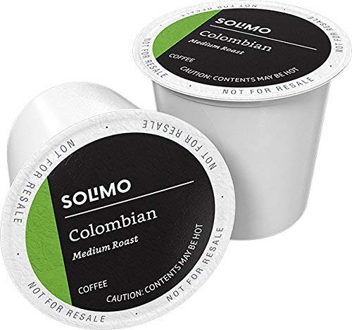 0842379107573 - AMAZON BRAND - 100 CT. SOLIMO MEDIUM ROAST COFFEE PODS, COLOMBIAN, COMPATIBLE WITH KEURIG 2.0 K-CUP BREWERS
