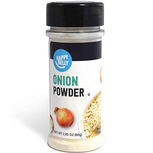 0842379155963 - AMAZON BRAND - HAPPY BELLY ONION POWDER (SUMMER SAVORY), 2.85 OUNCE (PACK OF 1)