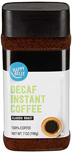0842379160158 - HAPPY BELLY DECAF INSTANT - 7OZ