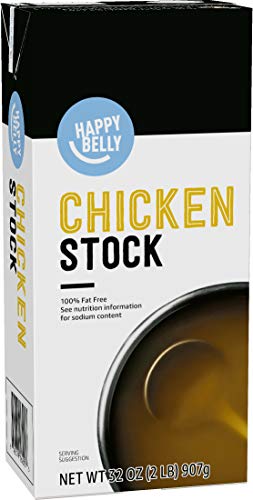 0842379162053 - AMAZON BRAND - HAPPY BELLY CHICKEN STOCK, 32 OUNCE