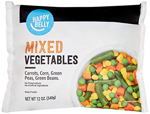 0842379165351 - AMAZON BRAND - HAPPY BELLY MIXED VEGETABLES, 12 OUNCE (FROZEN)