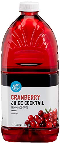 0842379165443 - AMAZON BRAND - HAPPY BELLY CRANBERRY JUICE FROM CONCENTRATE, 64 OUNCE