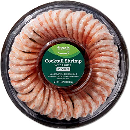 0842379168116 - FRESH BRAND – COCKTAIL SHRIMP WITH SAUCE, 16 OZ, 40 COUNT (FROZEN), RESPONSIBLY SOURCED, PHOSPHATE FREE