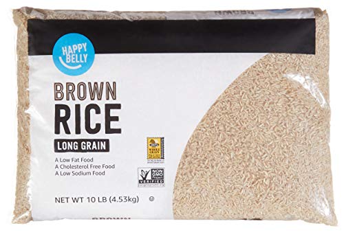 0842379189166 - HAPPY BELLY BROWN RICE 10 LB