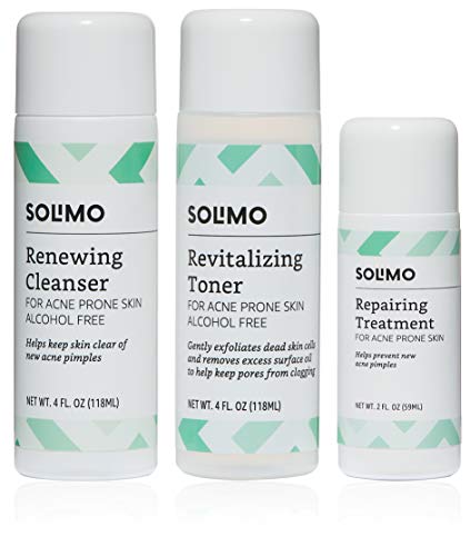 0842379191305 - AMAZON BRAND-SOLIMO ACNE TREATMENT SYSTEM 60 DAY KIT